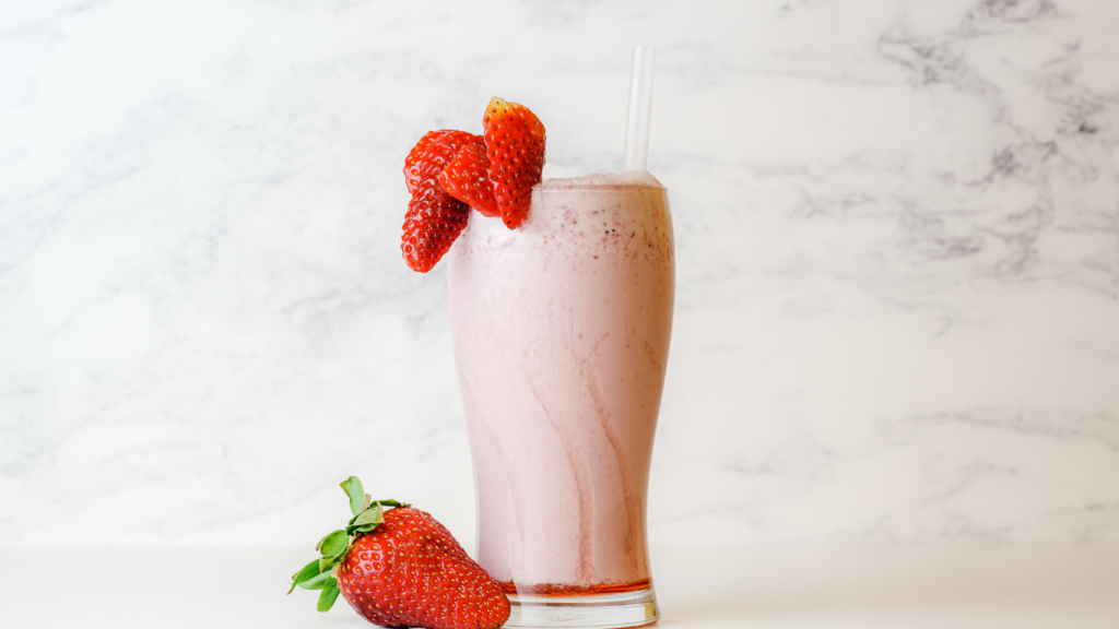 strawberry banana smoothie