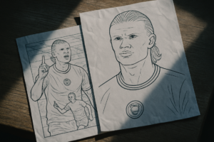 dibujos de haaland para colorear