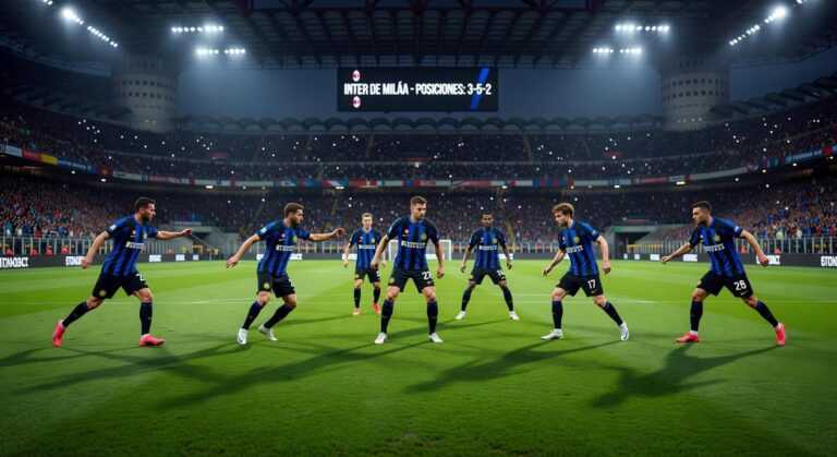 posiciones de inter de milán