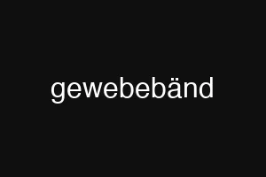 gewebebänd