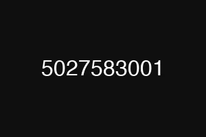 5027583001