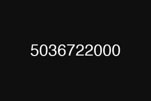 5036722000