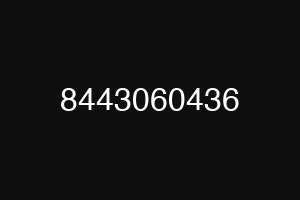 8443060436