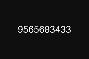 9565683433